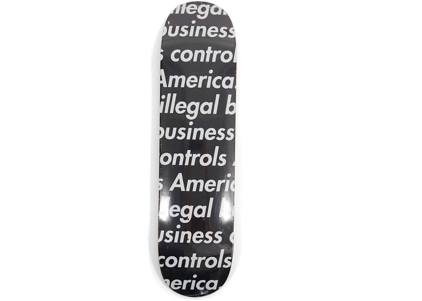 Supreme Illegal Business Skateboard Deck Black -1