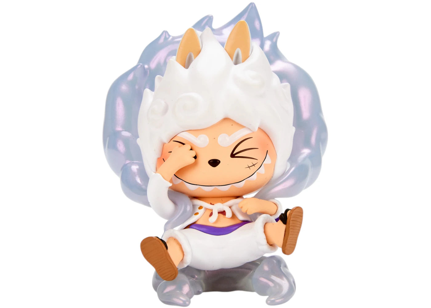Pop Mart Labubu The Monsters x One Piece Series Monkey.D.Luffy Gear 5 (Secret Edition) Figure-1
