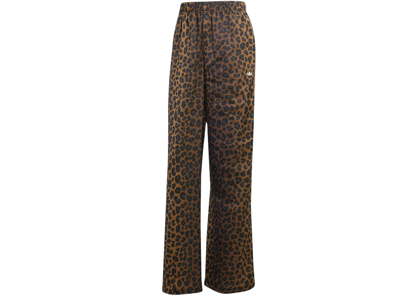 adidas Women's Originals Wide Leg Satin Joggers Bronze Strata -1