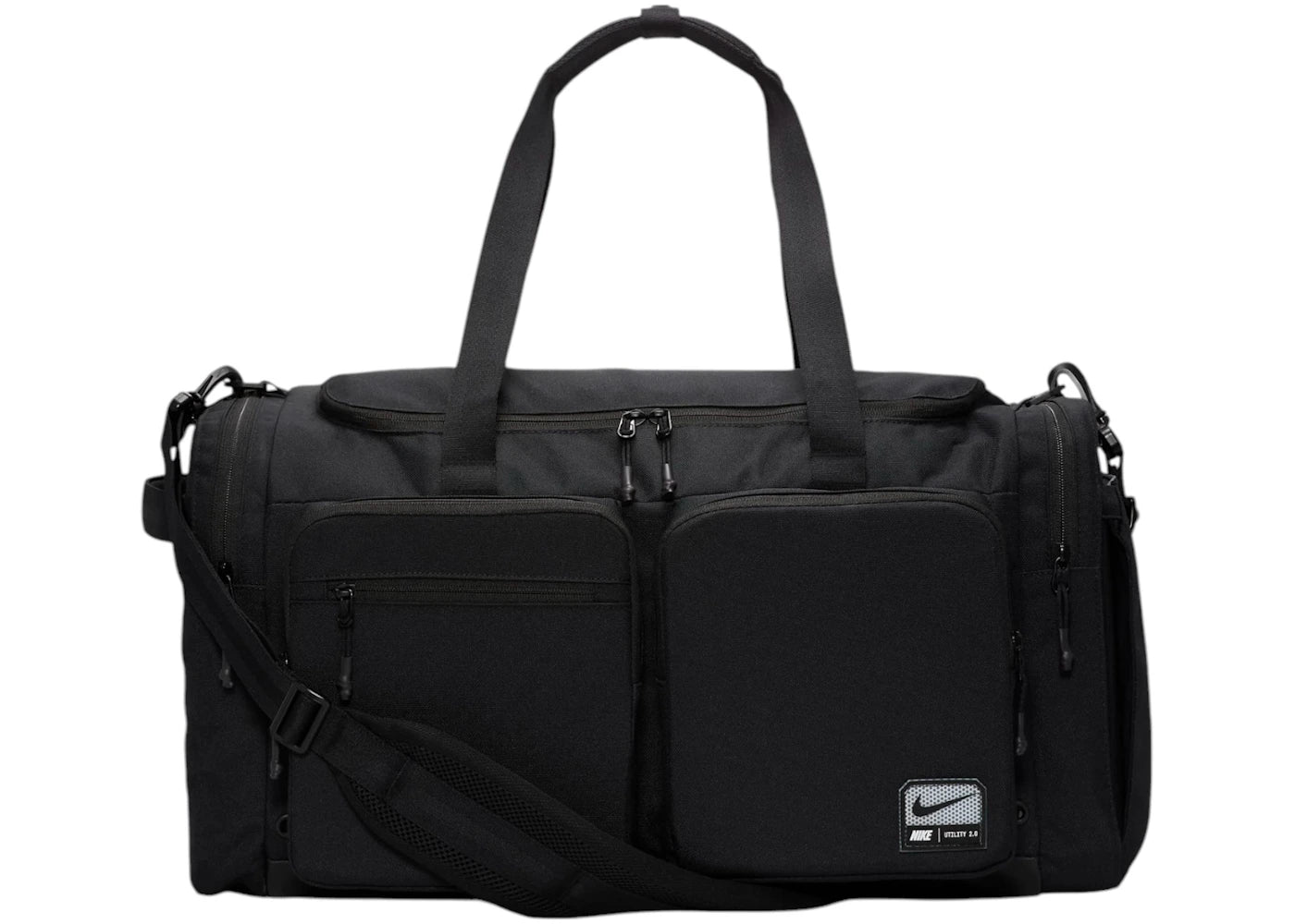 Nike Utility Power 2.0 Duffel Medium 51L Bag Black/Black/White -1