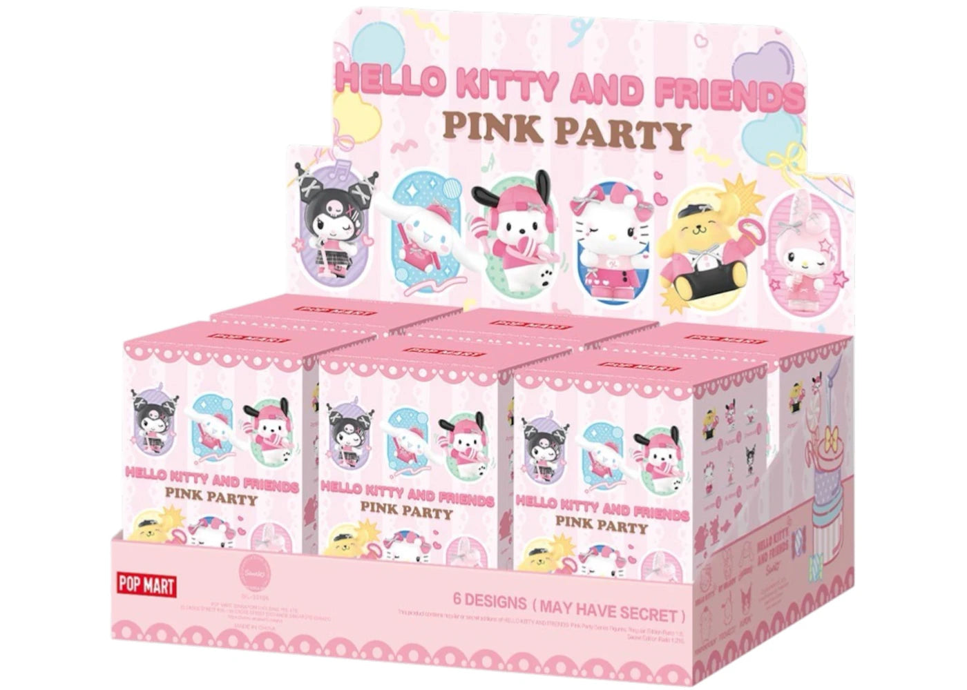 Pop Mart Hello Kitty and Friends Sanrio Characters Series Sealed Case (6 Blind Box) -1