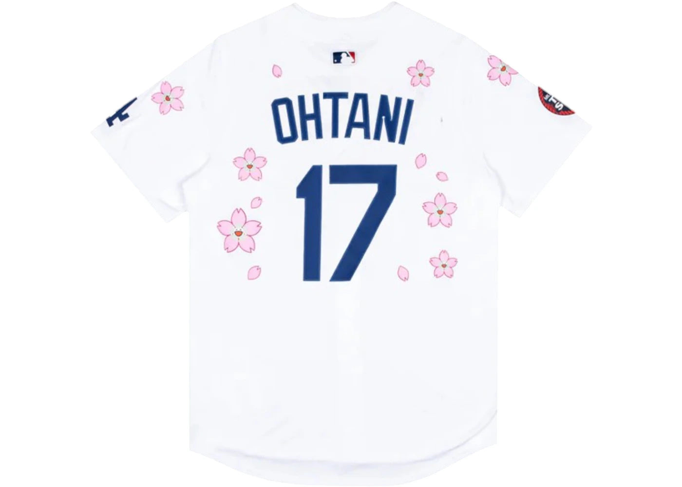 Nike x Takashi Murakami x MLB World Tour Tokyo Series 2025 Dodgers Ohtani Jersey White -1