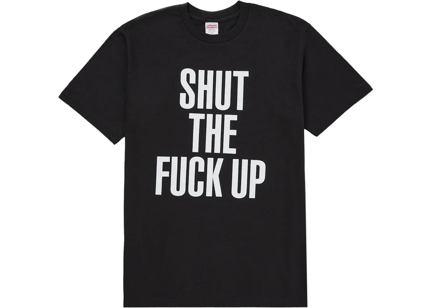 Supreme Number (N)ine Shut Up Tee Black -1