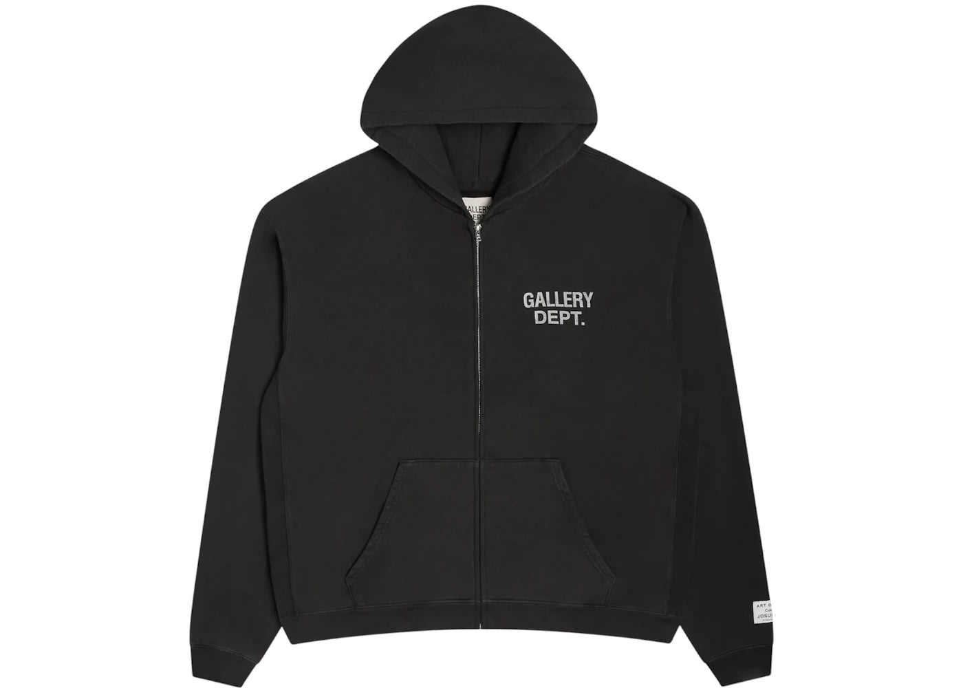 Gallery Dept. 90s Full Zip Hoodie Black -1