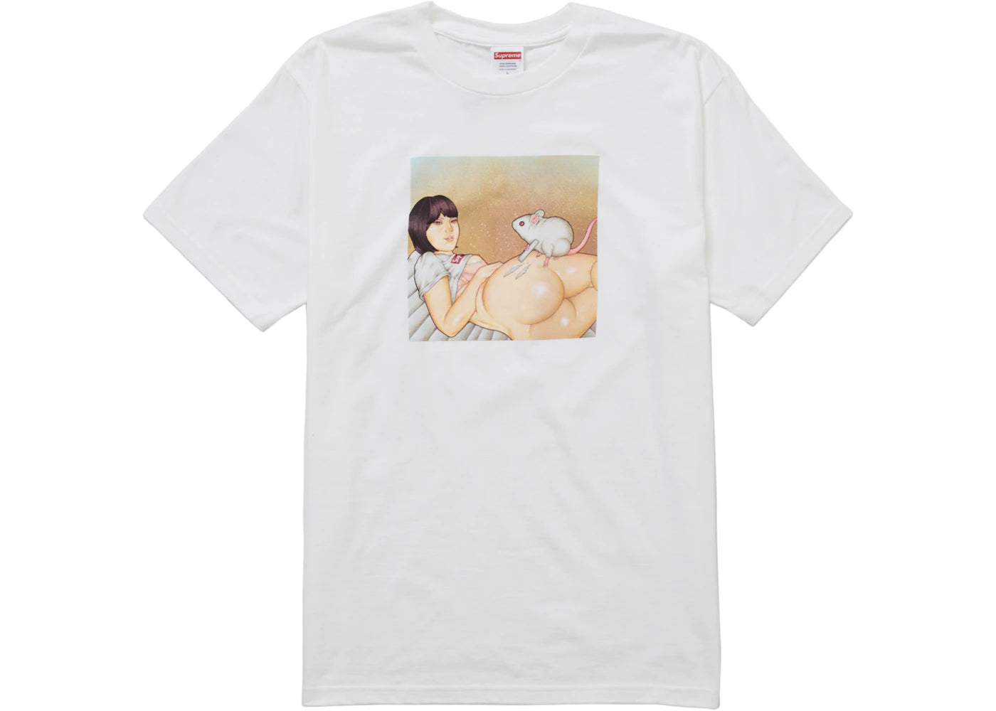 Supreme Mouse Tee (SS25) White -1