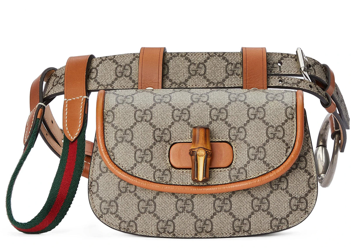 Gucci Bamboo 1947 Mini Belt Bag Beige -1