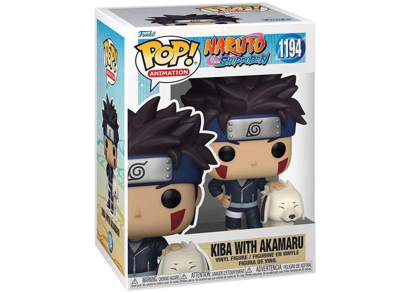 Funko Pop! Animation Naruto Shippuden Kiba with Akamaru Figure #1194 -1