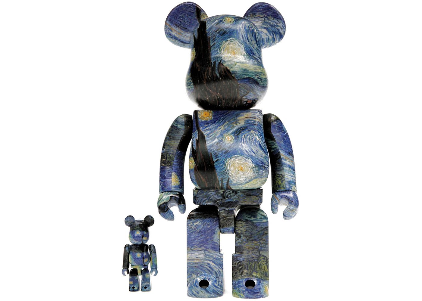 Bearbrick Vincent van Gogh The Starry Night 100% & 400% Set -1