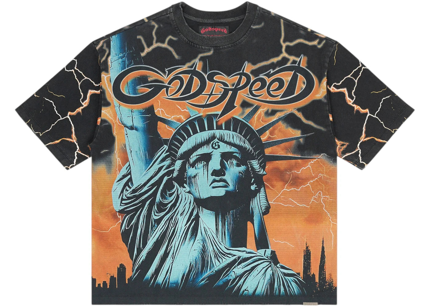 Godspeed Voltage T-shirt Orange -1