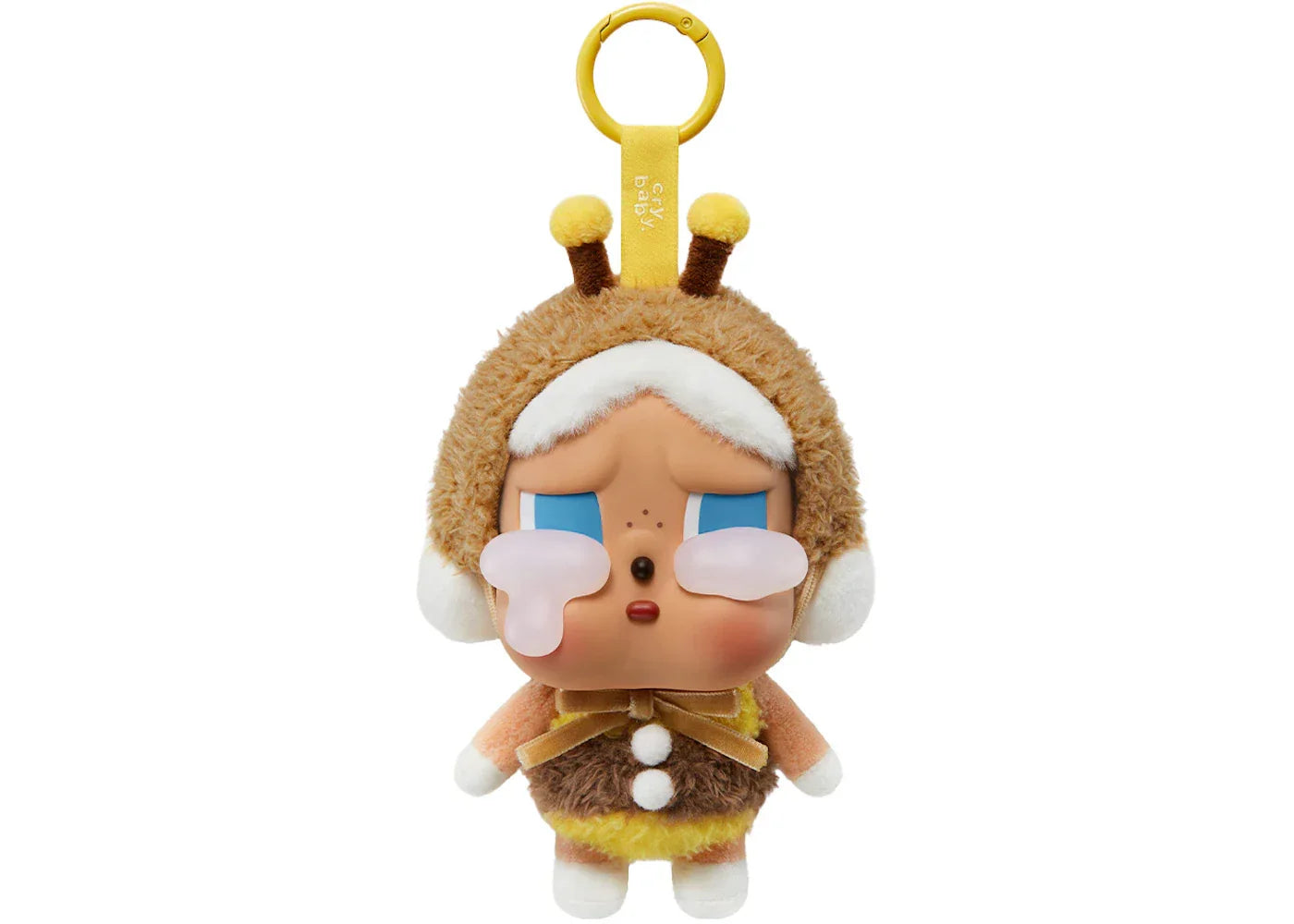 Pop Mart CryBaby Crying Again Series I'll Bring You A Flower Vinyl Face Plush-1