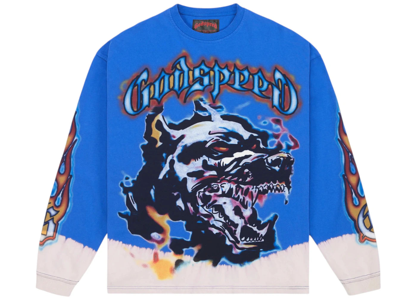 Godspeed Off The Leash L/S T-shirt Royal -1