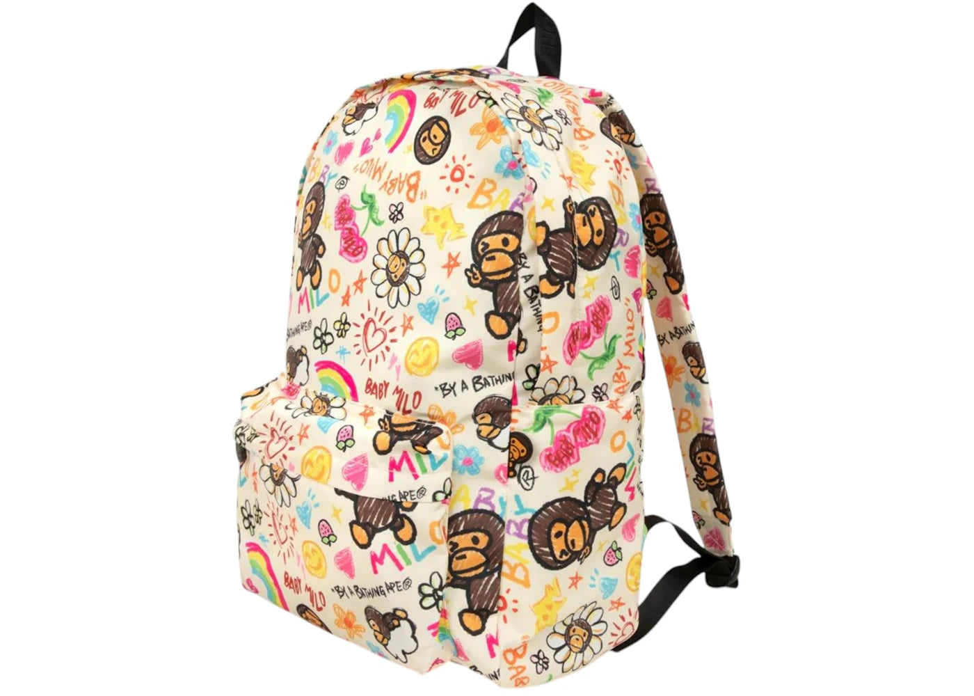 BAPE Baby Milo Large Backpack Ivory -1