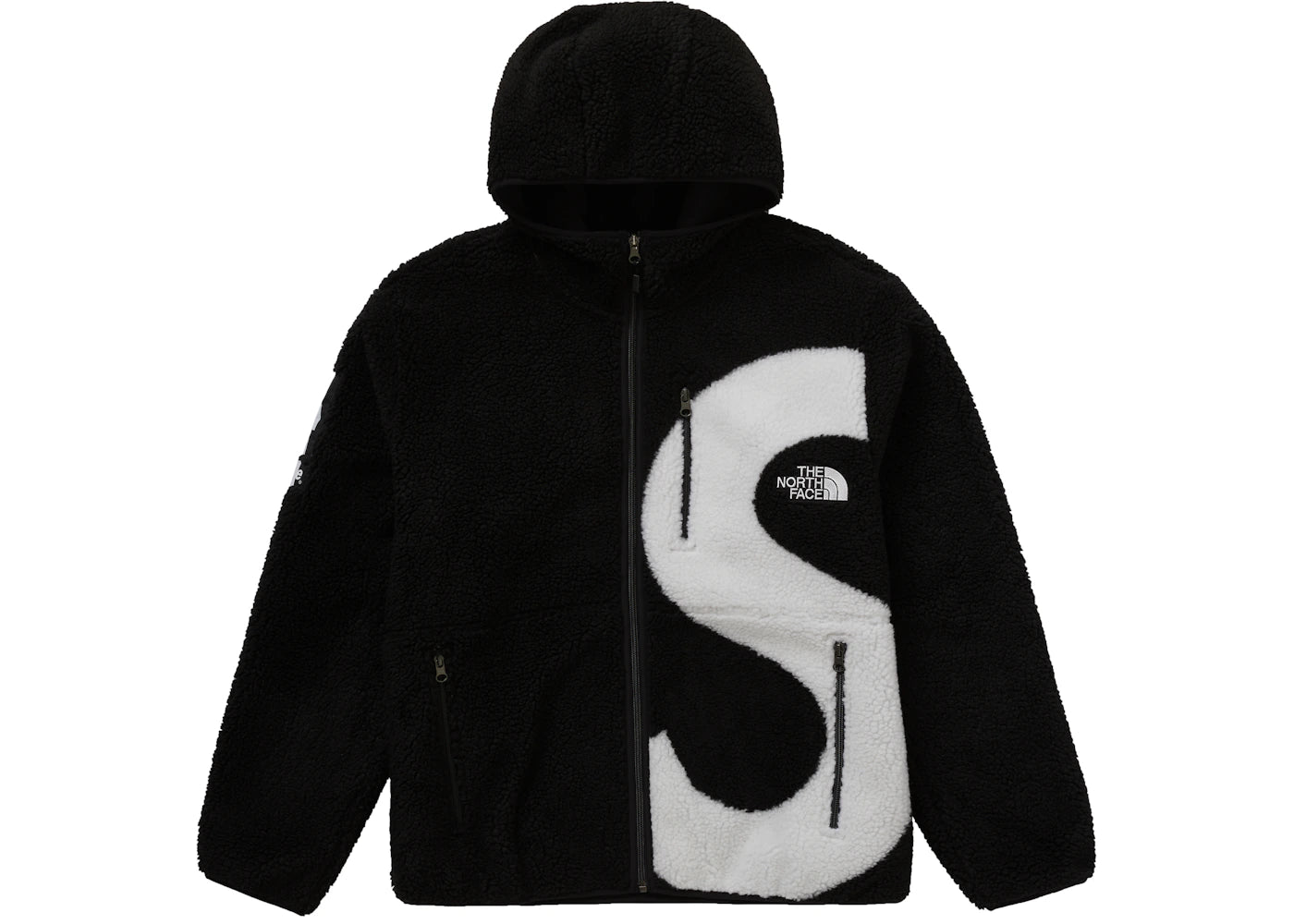 Supreme The North Face S Logo Fleece Jacket Black -1