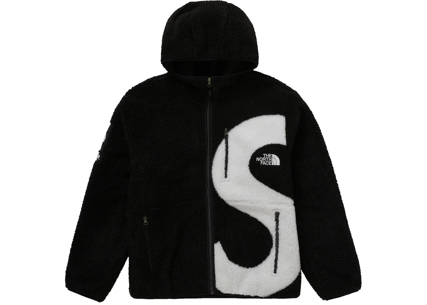 Supreme The North Face S Logo Fleece Jacket Black -1