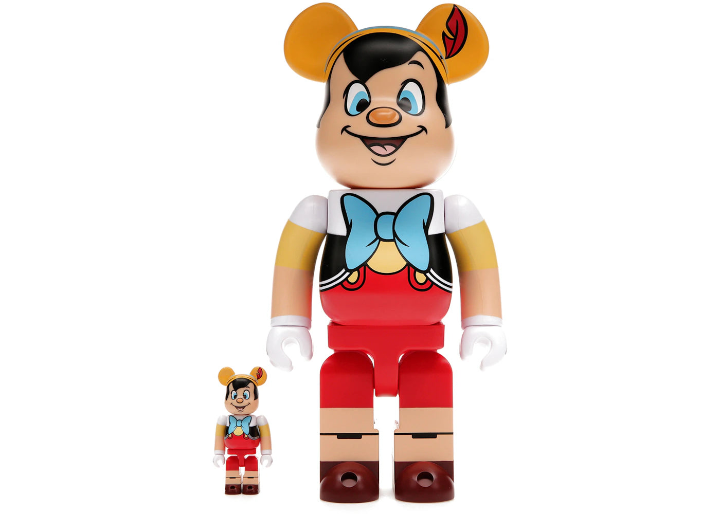 Bearbrick x Disney Pinocchio 100% & 400% Set -1