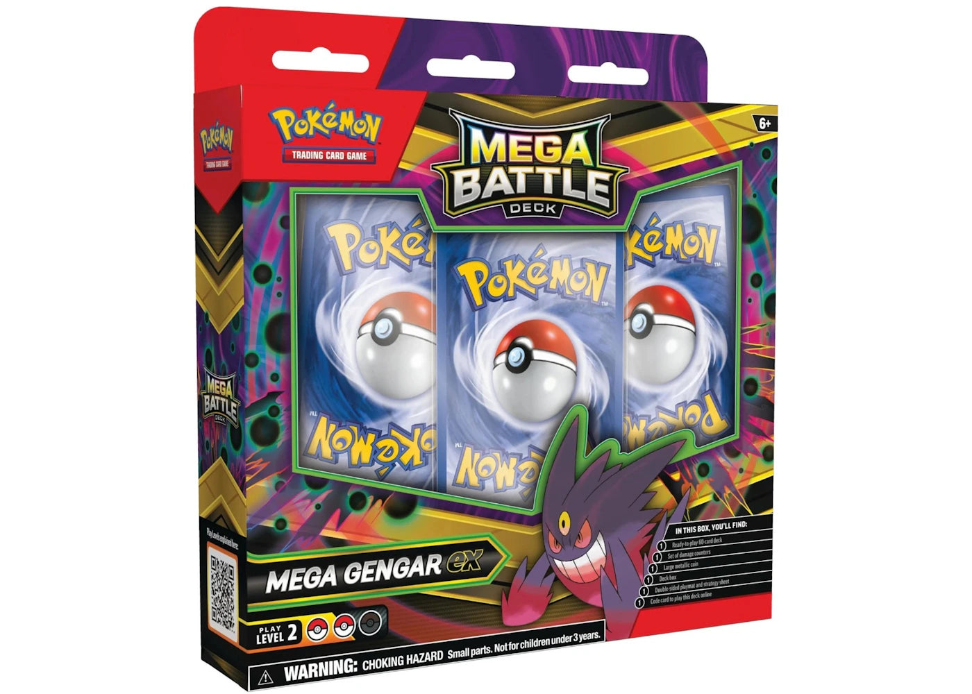 2025 Pokémon Mega Evolution Mega Gengar ex Metal Battle Deck -1