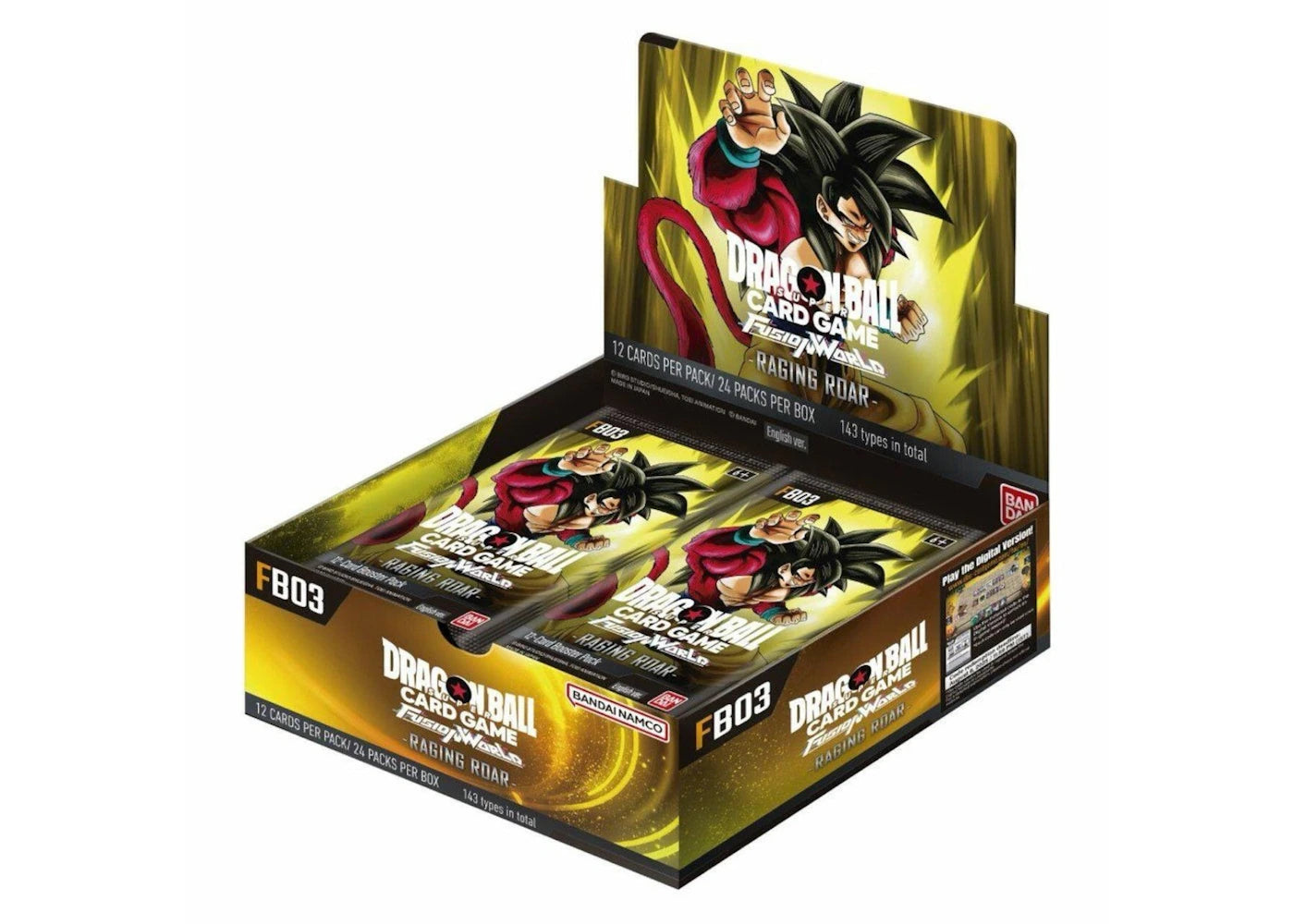 Bandai Dragon Ball Super TCG: Fusion World - Raging Roar Booster Box -1