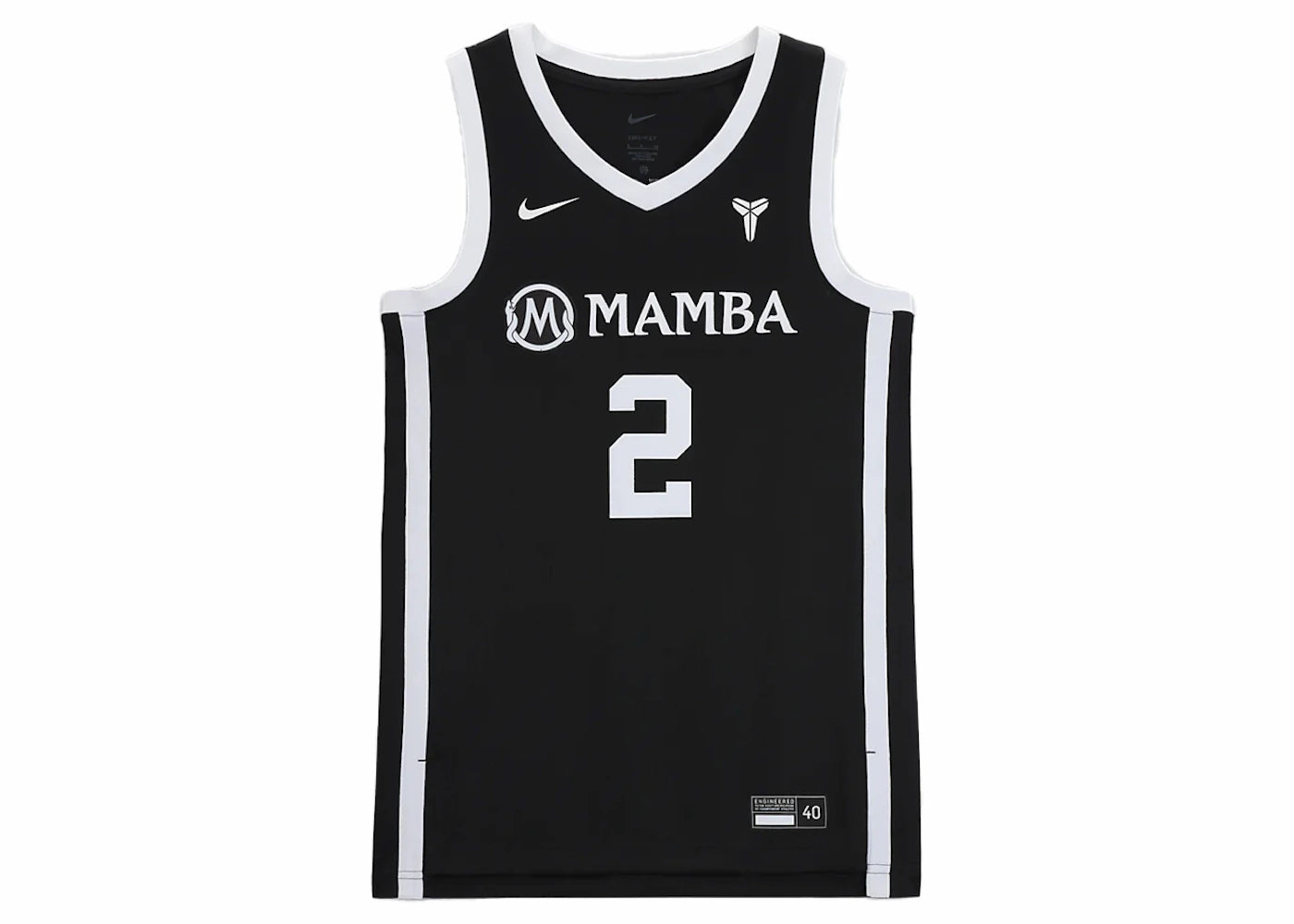 Nike Gigi Bryant Mambacita Basketball Jersey Black -1