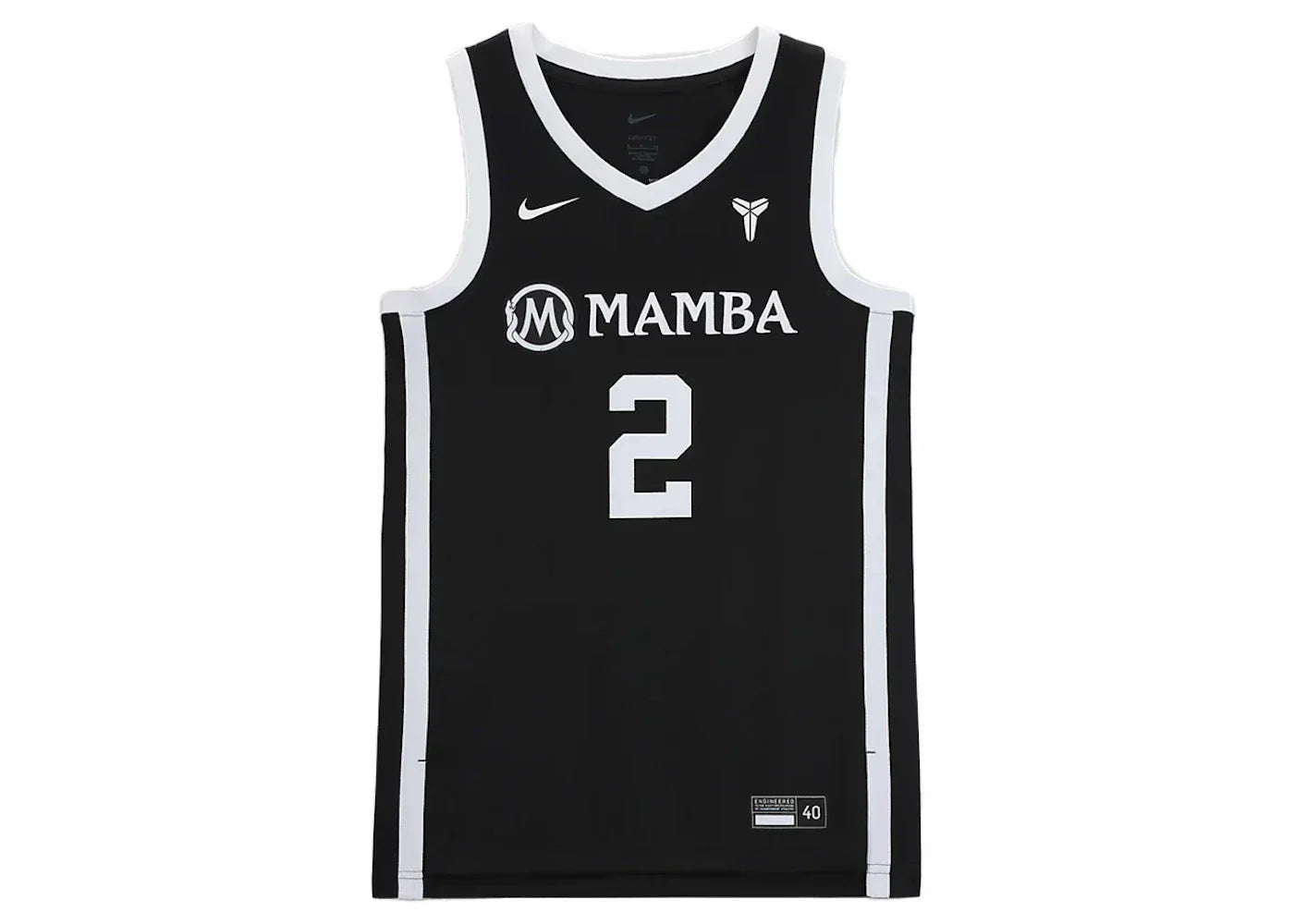 Nike Gigi Bryant Mambacita Basketball Jersey Black -1