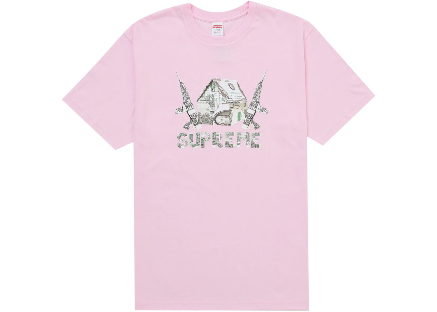 Supreme Origami Tee Light Pink -1