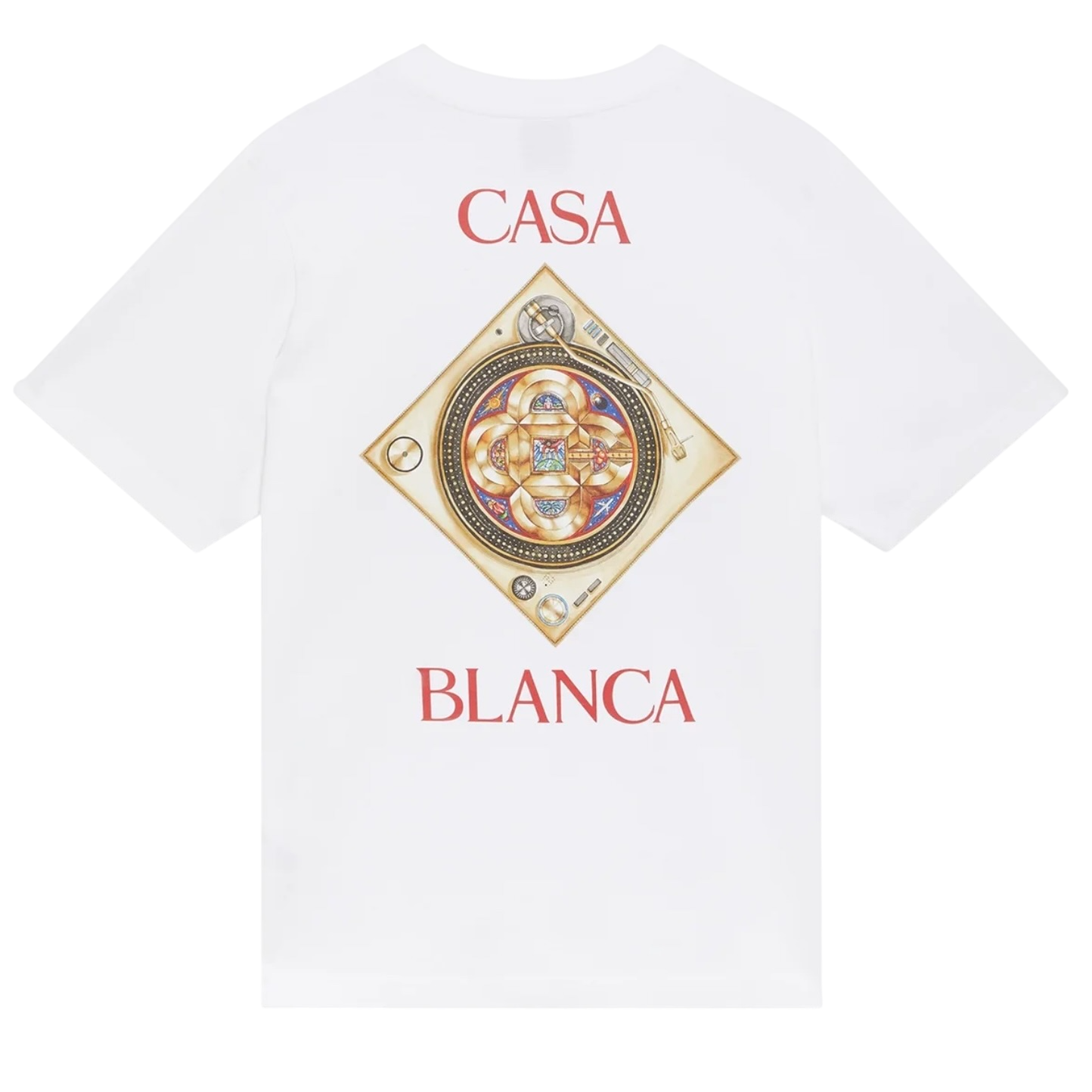 T-shirt Casablanca Plafond Orne de Musique White -1