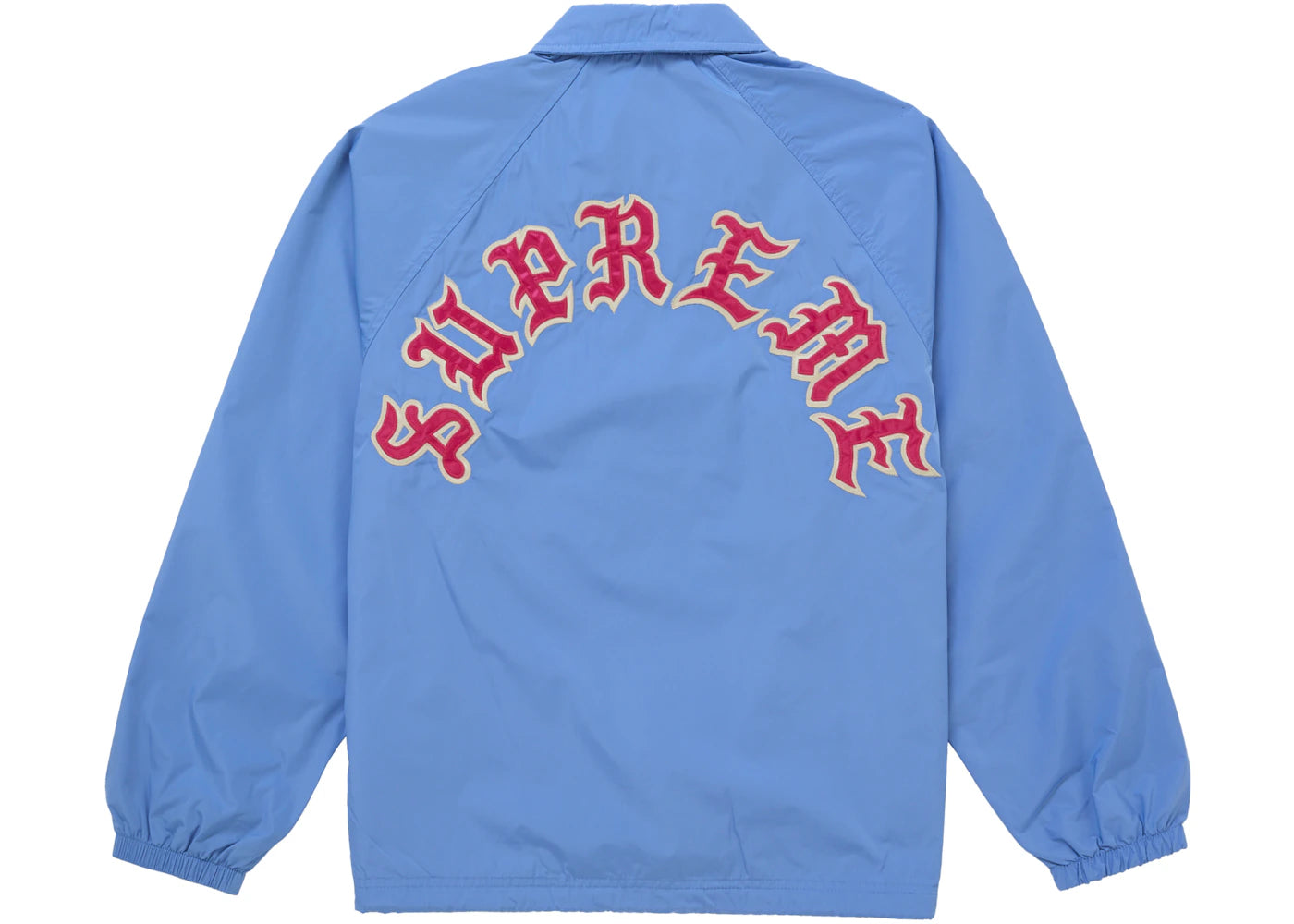 Supreme Old English Arc Coaches Jacket Light Blue -1