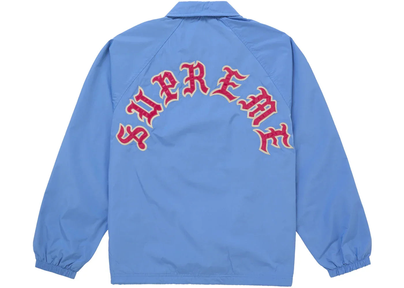 Supreme Old English Arc Coaches Jacket Light Blue -1
