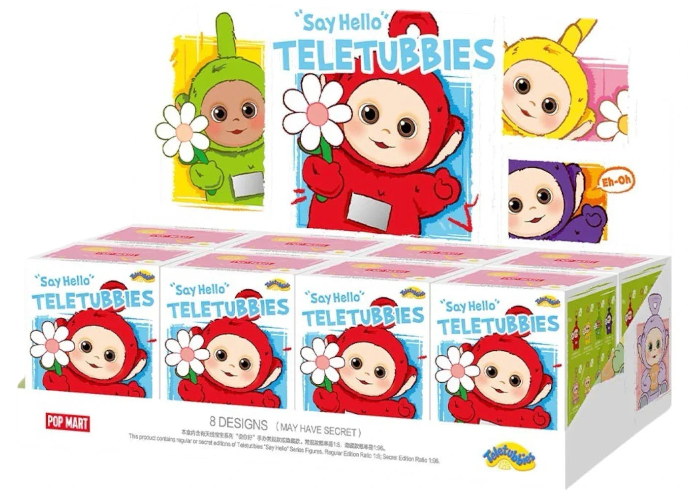 Pop Mart Teletubbies "Say Hello" Series Figures Sealed Case (8 Blind Boxes) -1