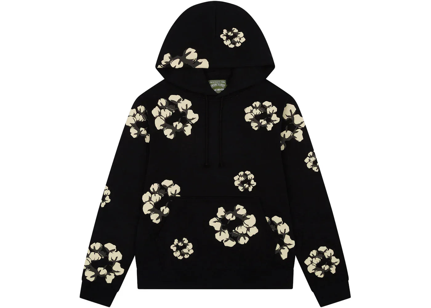 Denim Tears x CPFM Cactus Tears Wreath Hoodie Black -1