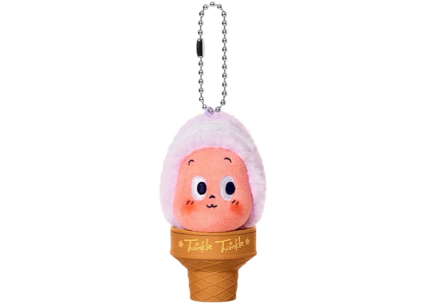Pop Mart MOON GELATO Series Ice Cream (Overseas Ver.) Purple Potato Gelato Plush Pendant -1