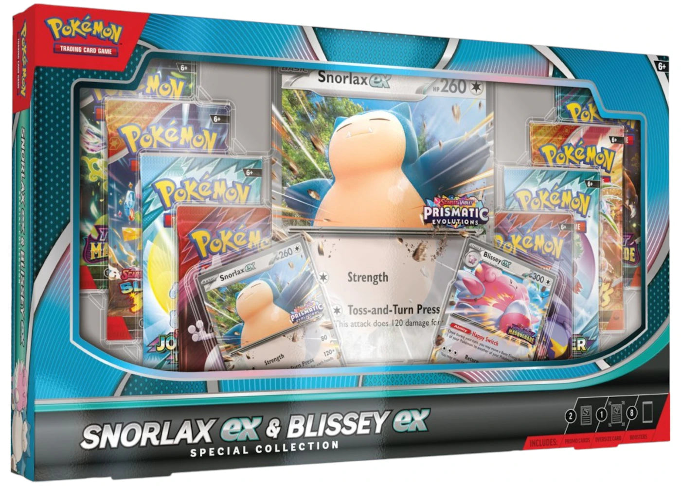 Pokémon Snorlax & Blissey ex Special Collection Box -1