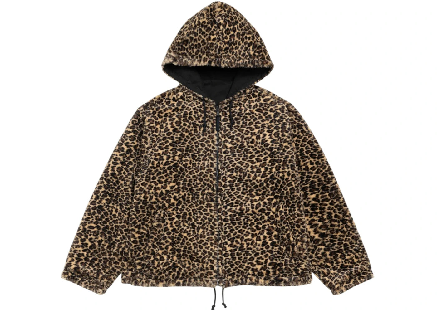 Stussy Reversible Hooded Jacket Leopard -1
