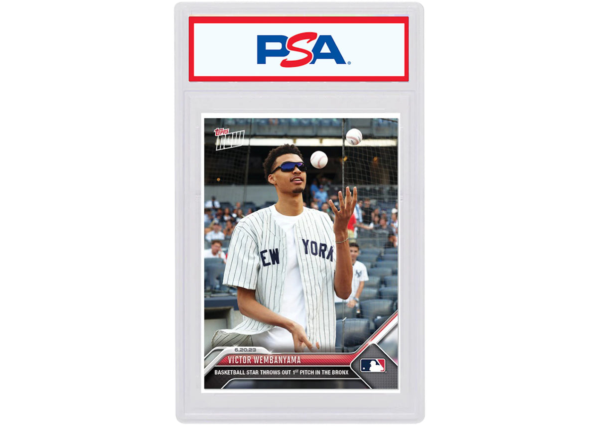 Victor Wembanyama 2023 Topps Now MLB #472 (PSA or BGS Graded) -1