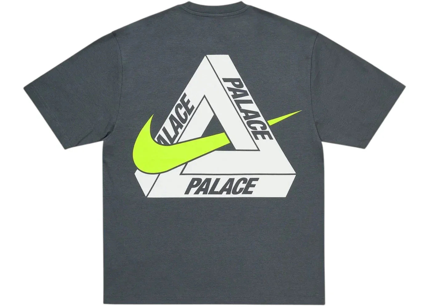 Palace x Nike Tri Swoosh T-Shirt Charcoal -1