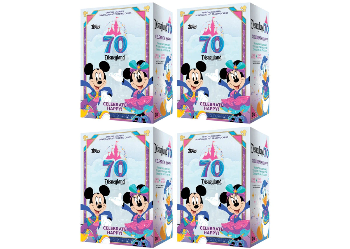 2025 Topps Disneyland 70th Anniversary Value Box 4x Lot -1