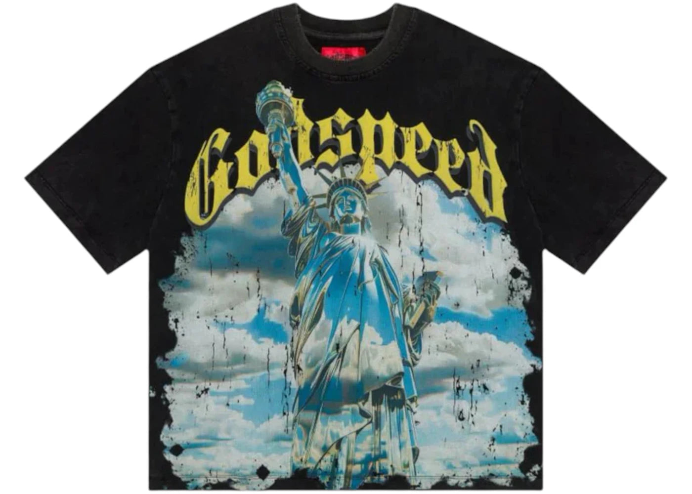 Godspeed Chrome Liberty T-shirt Black Wash -1