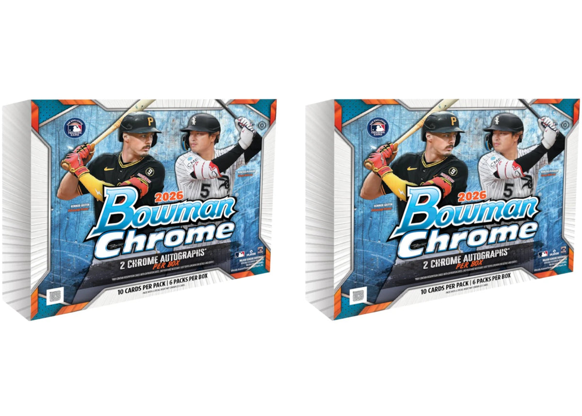 2026 Bowman Chrome Baseball Hobby Box 2x Lot -1