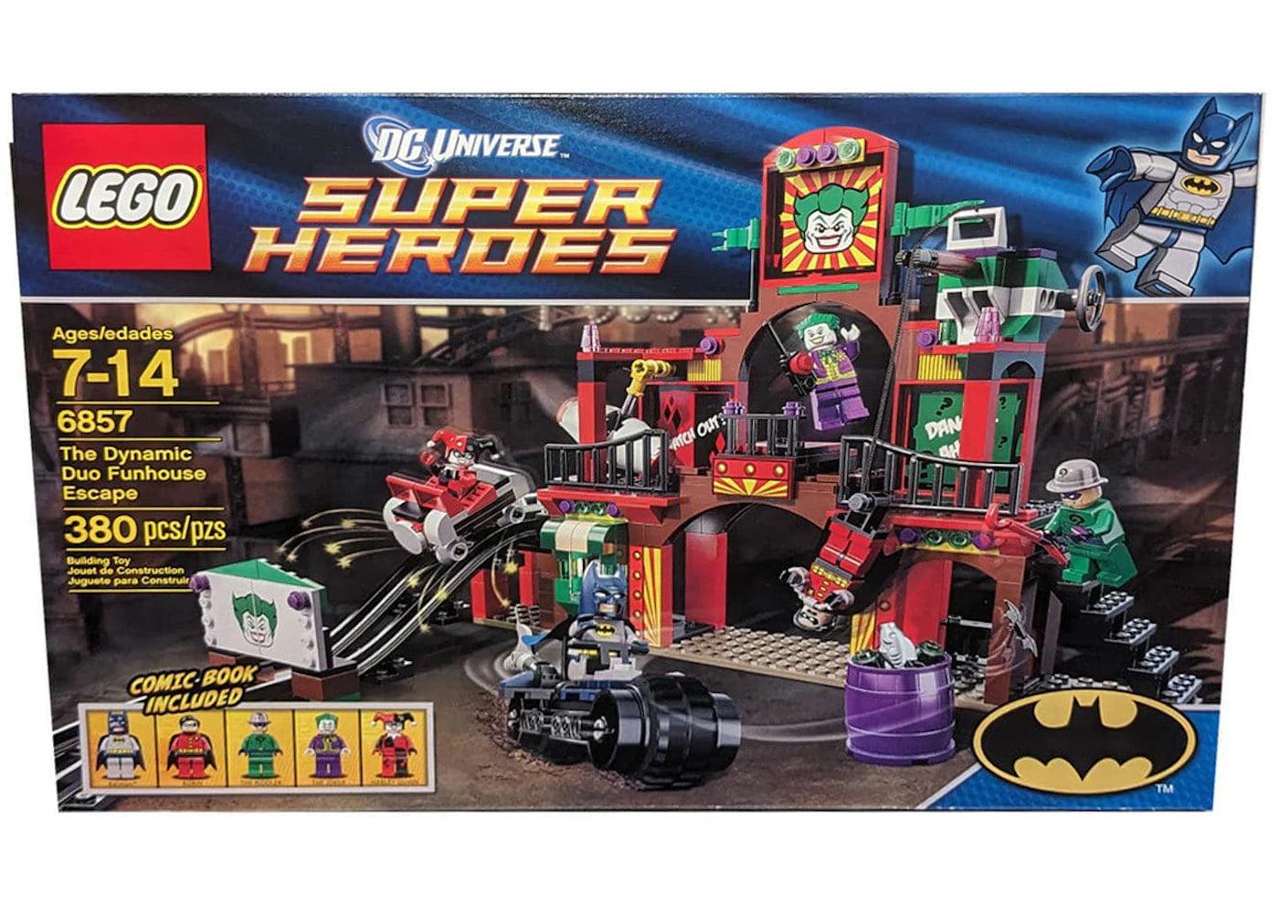 LEGO DC Comics Super Heroes The Dynamic Duo Funhouse Escape Set 6857 -1