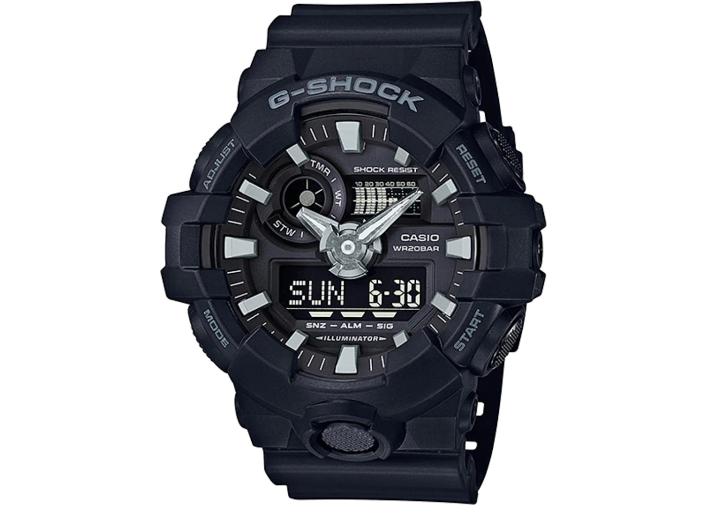 Casio G-Shock GA700-1B (Black) -1
