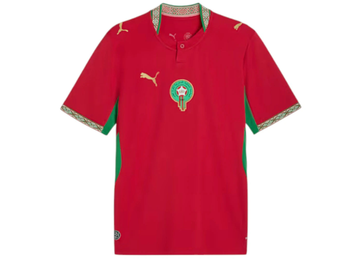 Puma Morocco Home Jersey Fast Red/Victory Gold -1