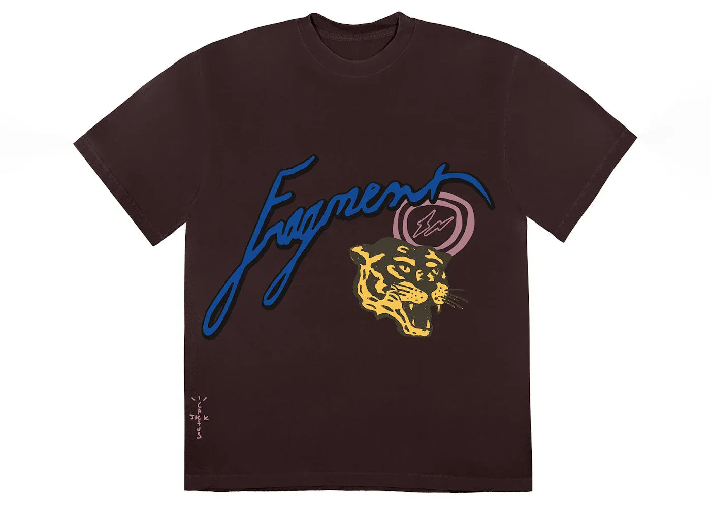 Travis Scott Cactus Jack For Fragment Icons Tee Brown -1