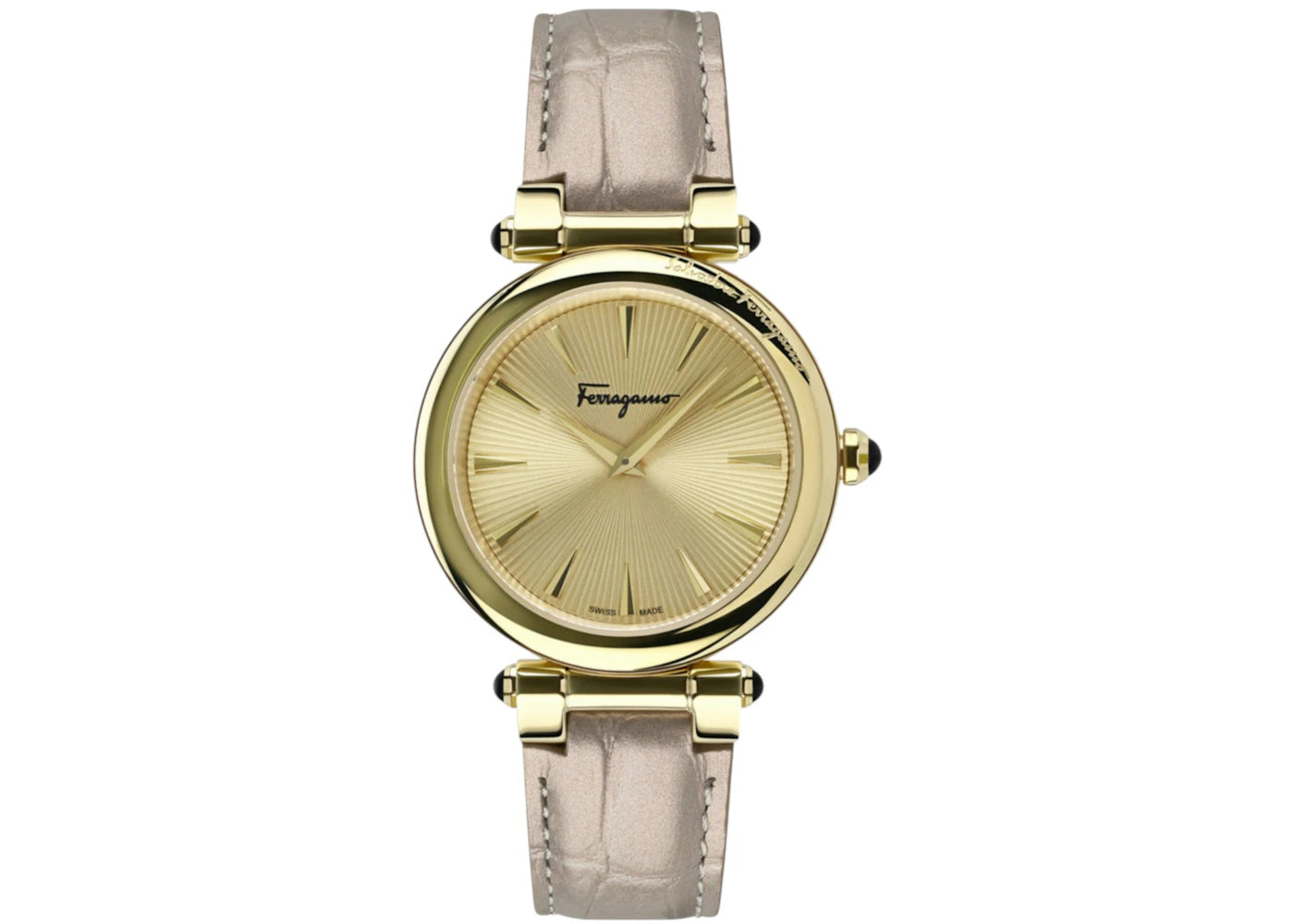 Ferragamo Idillio Leather SFYP00222 (Gold Guilloche) -1
