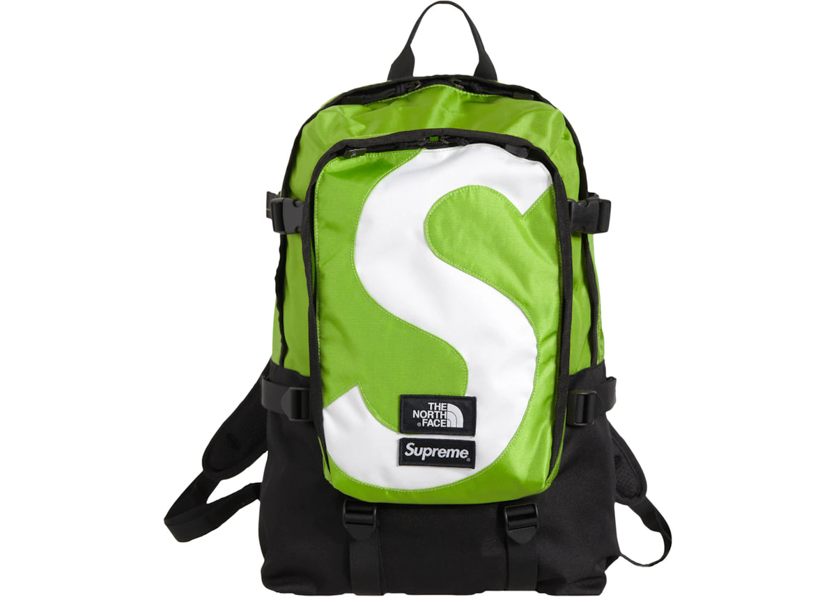 Supreme The North Face S Logo Expedition Backpack Lime -1