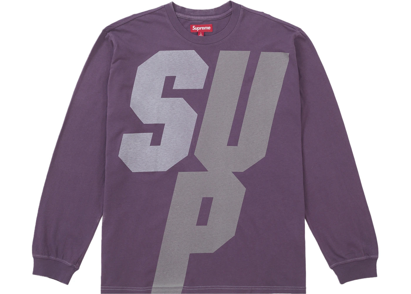 Supreme Reflective L/S Top Purple -1