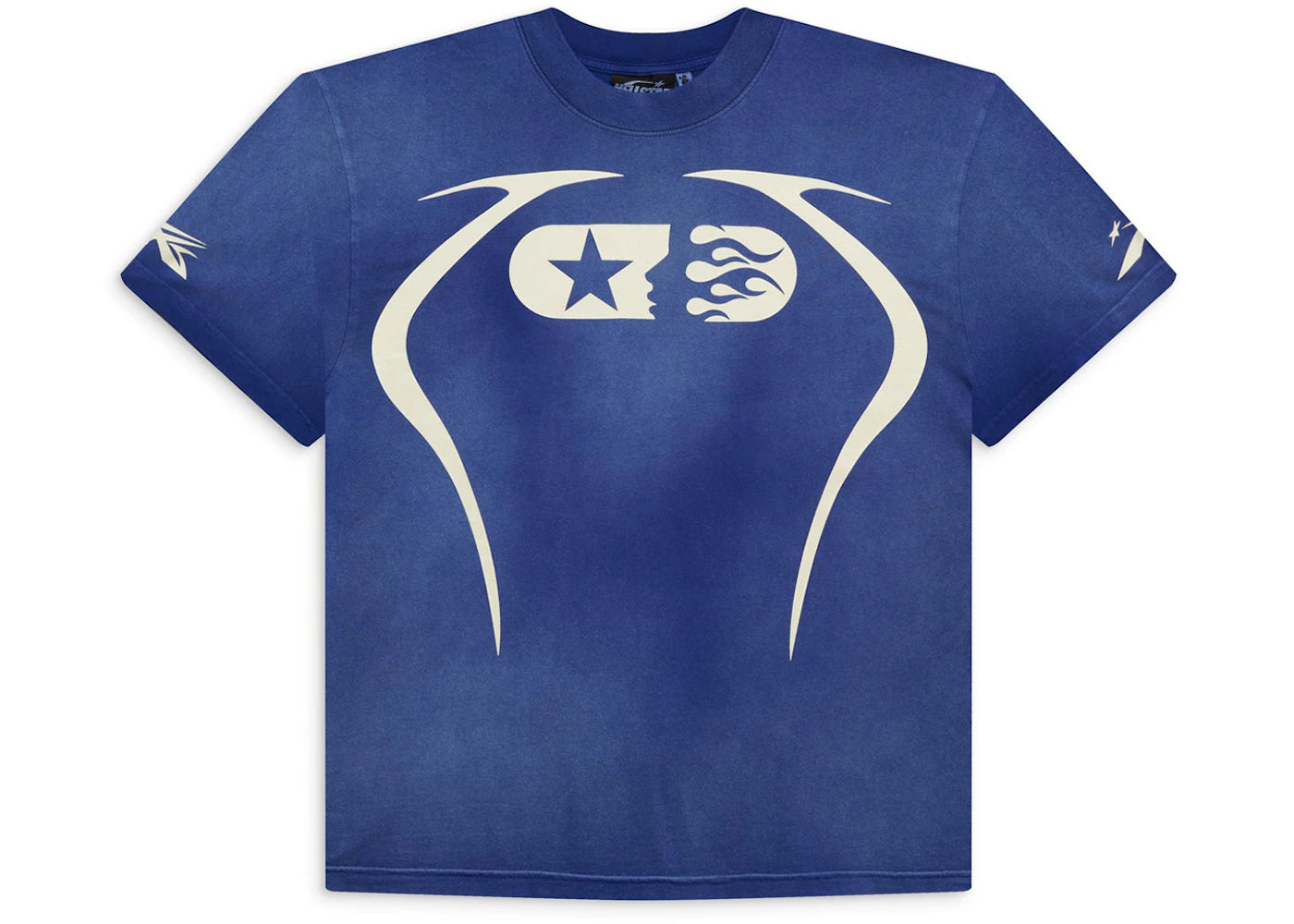 Hellstar Warm Up T-shirt Blue -1