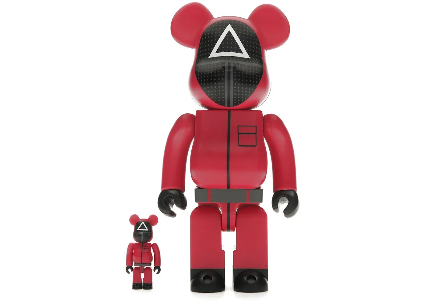 Bearbrick x Squid Game Guard (Triangle) 100% & 400% Set -1