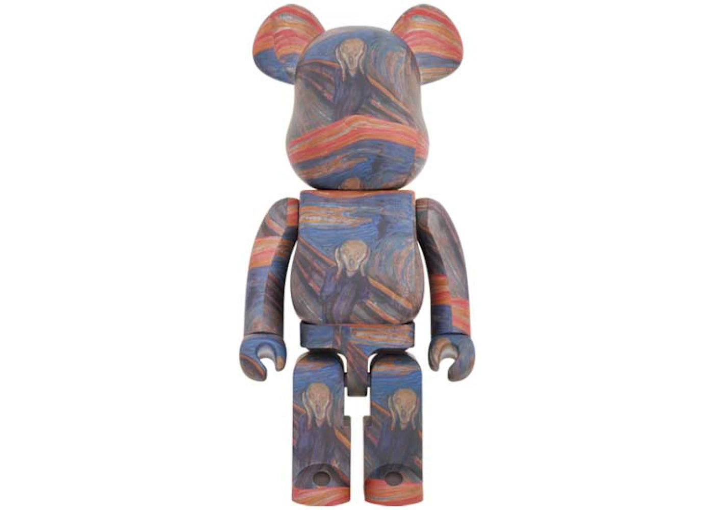 Bearbrick Edvard Munch (Scream) 1000% -1