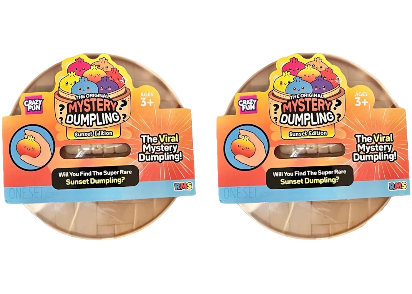 Squishy Bun Mystery Dumpling Sunset Edition Blind Box 2x Lot -1