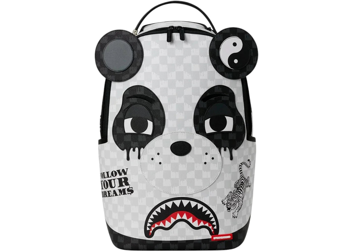 Sprayground Panda Face Backpack Black/White -1