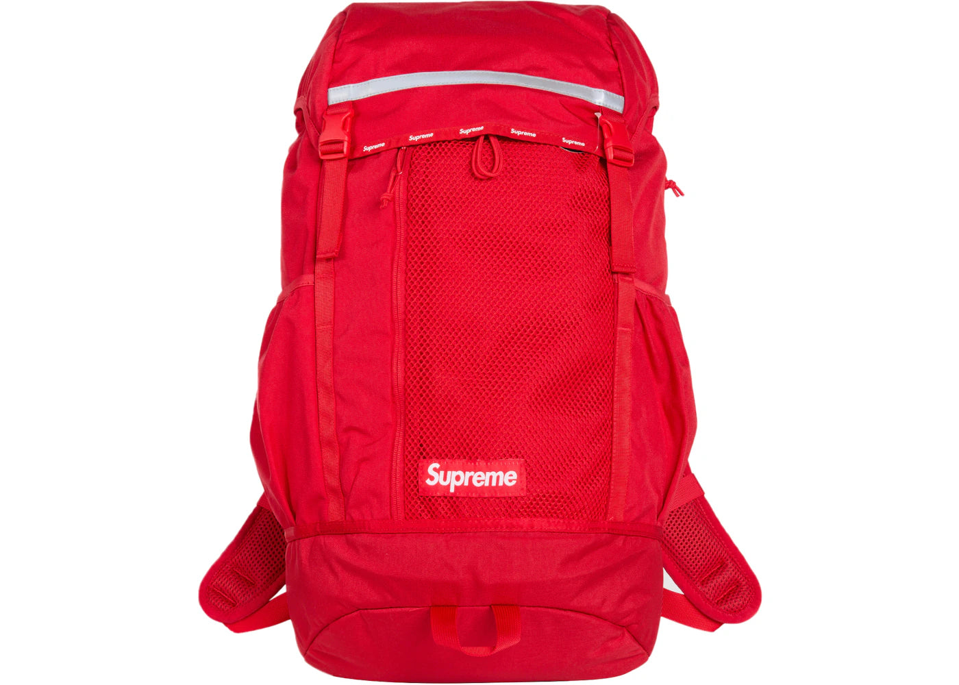 Supreme Logo Backpack (FW24) Red -1